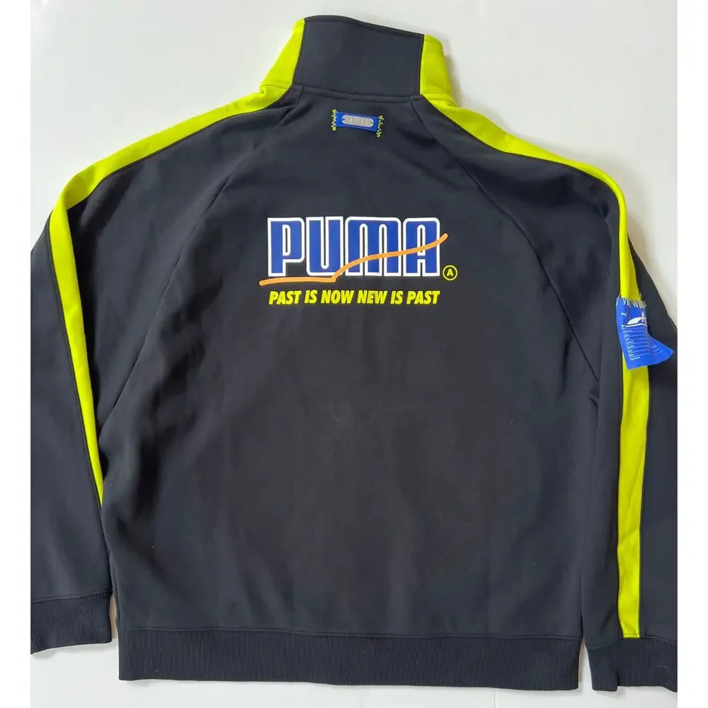 Puma x Ader T7 Men's Track Jacket Pant 95533 01Black/Neon Size M NWT